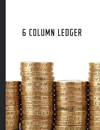 6 Column Ledger: Accounting Book for Bookkeeping and Expense Tracking ...