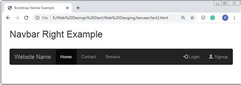 Bootstrap Navigation 的图像结果