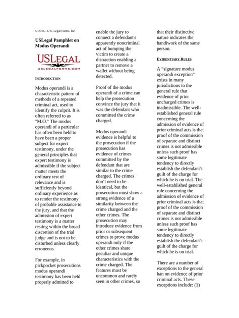 Image result for Modus Operandi Pronounce