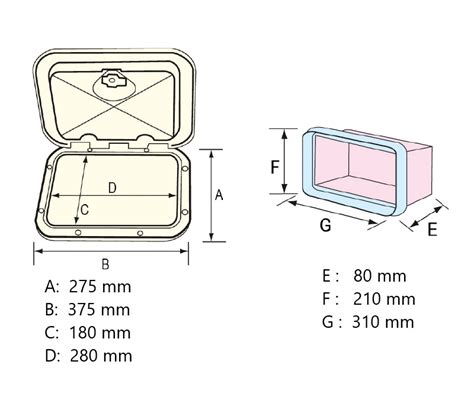 Registro para Panel eléctrico con tapa. ext: 27x37 cm | Tienda del Mar