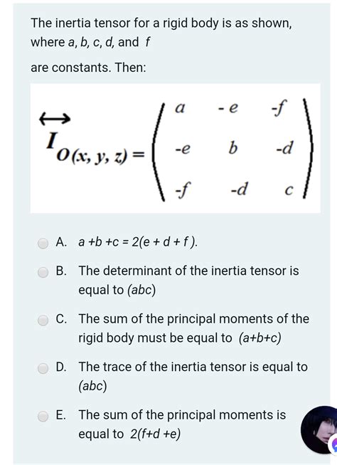 Inertia Tensor 的图像结果