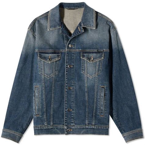 Dolce & Gabbana Men's Denim Jacket in Washed Dolce & Gabbana