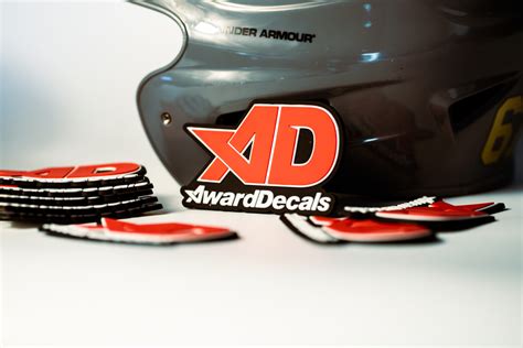 3D Batting Helmet Decals | The Original Baseball & Softball Stickers ...