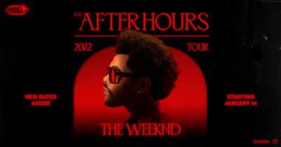 The Weeknd Announces 2022 After Hours World Tour + 2021 Rescheduled ...