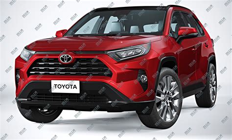 2019 Toyota RAV4 3D model-3D打印模型下载-3D工场 3Dworks.cn