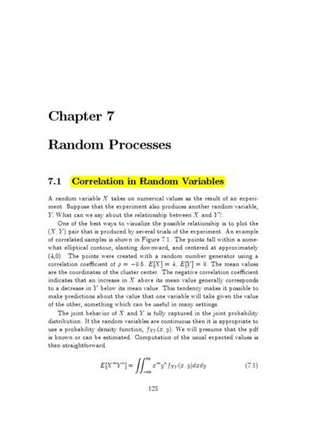 Random Process | PDF | Stationary Process | Covariance