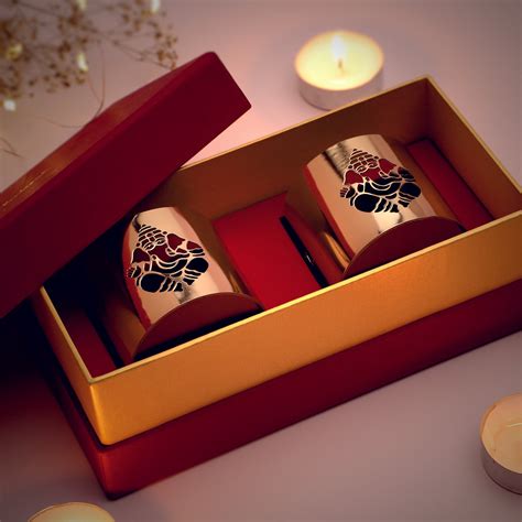 Sri Ganesha Tea Light Holders (Set 2) | Anand Prakash
