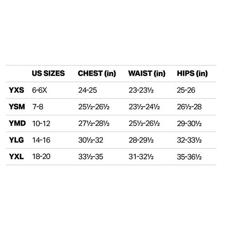 Under armour youth xs size chart: Under Armour Size Chart – Kids Boys