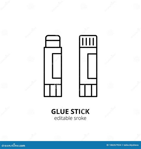 Glue Stick Clipart Black And White