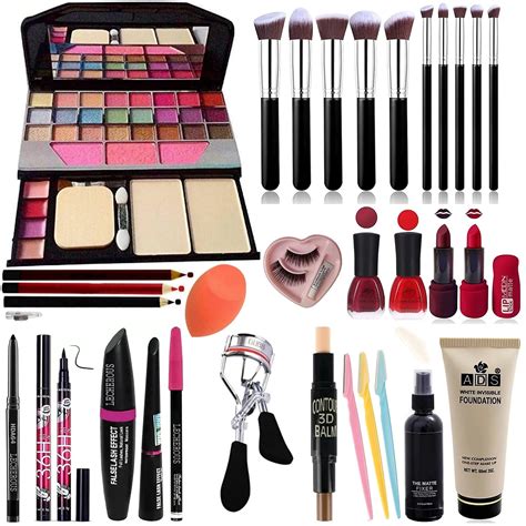 FIT COLOUR Face makeup combo Kit Set tya 6155 (Set of 15) : Amazon.in ...