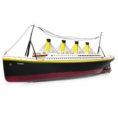 Nqd 757 1/325 2.4g 80cm simulation titanic rc boat electric ship model ...