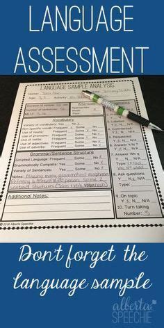 Image result for Language Sample Examples