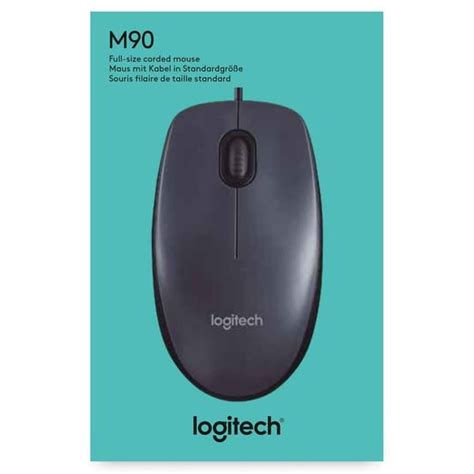 Buy Shop Logitech M90 Wired USB Mouse (Black) at Low Price & EMI ...