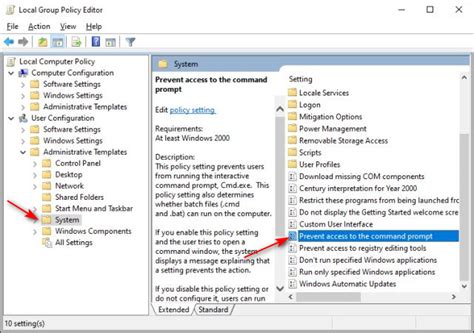 Disable Command-Prompt Windows 1.0 的图像结果