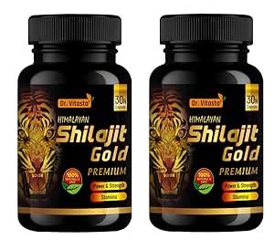 DR. VITASTA Himalayan Shilajit Gold Capsules | Boosts Stamina ...