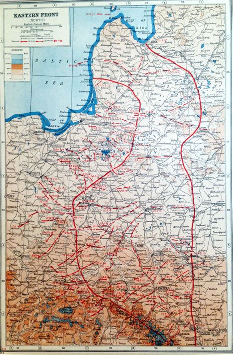Image result for WW1 Eastern Front Map