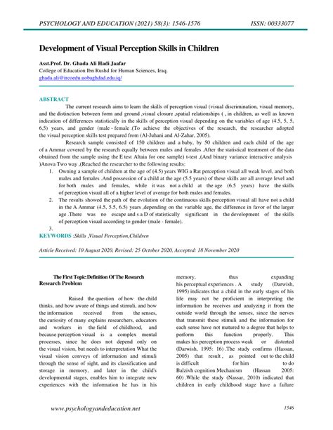 Image result for Visual Perception and Helping a Child Read