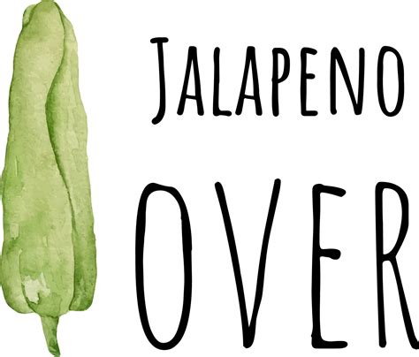 Watercolor illustration of fresh hot Jalapeno. Fresh Latin American ...