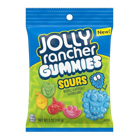 Jolly Rancher Gummies Sour Fruit Flavors Candy, 5 Oz | Silver Rod Pharmacy