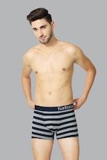Buy Men Navy Stripe Trunk Online - 596942 | Van Heusen