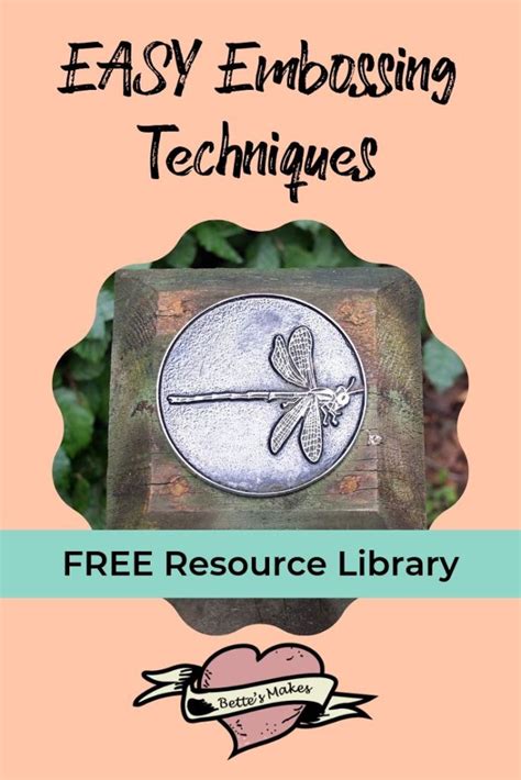 Embossing for Beginners 的图像结果