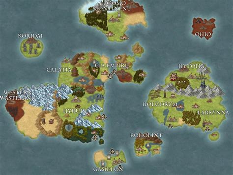 [All] Complete map of Hyrule's world, and yes I know I added some headcanons : r/zelda