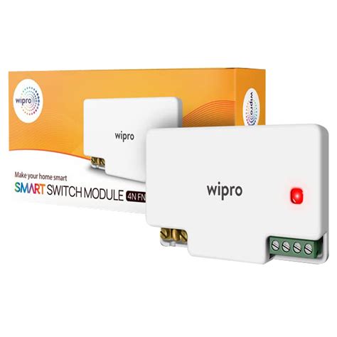 Sathya. Wipro Smart Switch Module, 4 Switch Control Compatible with ...