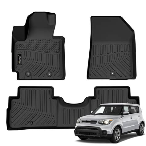 Amazon.com: Jenofa-Floor Mats for Kia Soul 2014-2019 Floor Liner ...