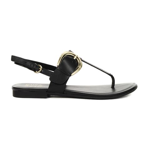 Naturalizer Taylor Black Leather Sandals I9030L3002 - WOOKI.COM