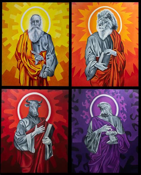 Four Gospels Paintings : r/Christianity