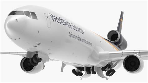 McDonnell Douglas MD11 Tri Jet Airliner UPS Rigged 3D Model $179 - .max ...