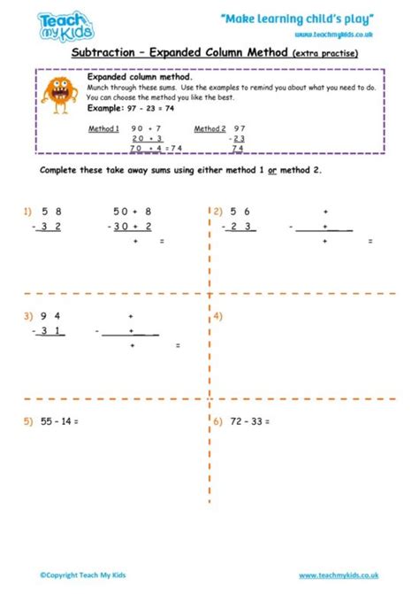 Image result for Expanded Column Method