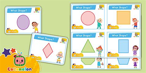 CoComelon: What Shape? Flash Cards