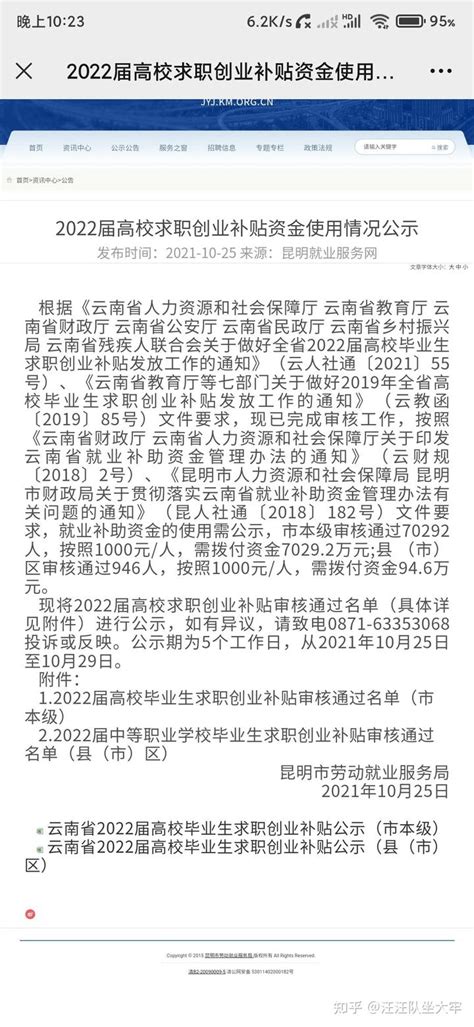 云南省2022届毕业生求职创业补贴什么时候发啊！ - 知乎