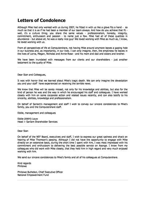41 Condolence & Sympathy Letter Samples ᐅ TemplateLab