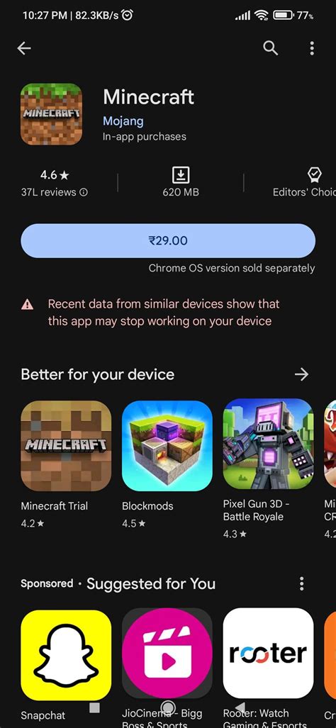 Image result for Minecraft Play Store