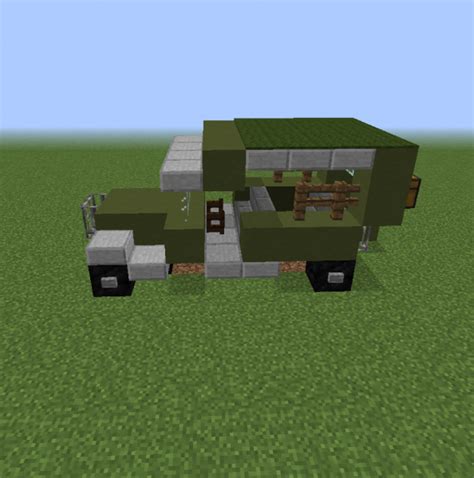 Image result for Minecraft Army Jeep Tutorial