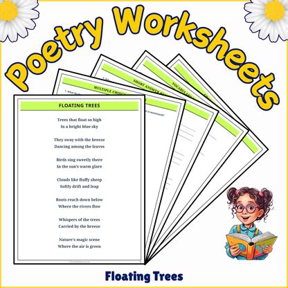 Floating Trees | Poem Grammar Worksheet Printable Activity ...