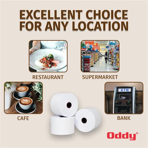 Oddy Thermal POS Roll - 57 mm (Width) X 25 Meter (Length) (Pack of 24 ...