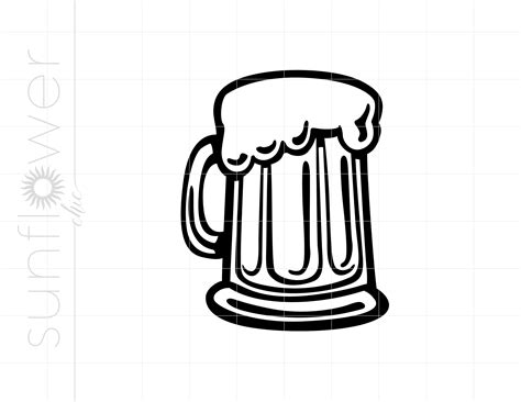 Beer Mug SVG Download | Beer Mug Clipart | Beer Mug Silhouette Cricut ...
