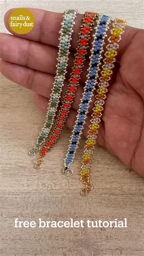 Image result for Beaded Bracelet Tutorial