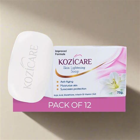 Pack of 12: Skin Lightening Soap with Kojic Acid & Vitamin C | Anti-Ag ...