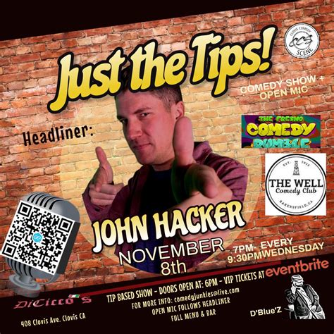 Nov 15 | Just The Tips Comedy Show headlining Jamal Doman | Fresno, CA Patch