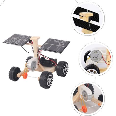Solar Powered Car STEM Kit Self-Assembly Car Eco-Friendly Electric Car ...