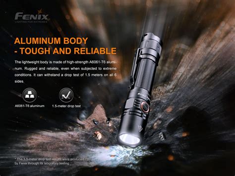 Fenix PD35 V3.0 Flashlight - 1700 Lumens, 357 Meter Beam Distance