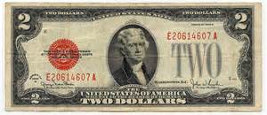44 1928 2 dollar bill value