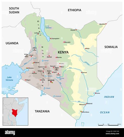 Map kenya tanzania border hi-res stock photography and images - Alamy