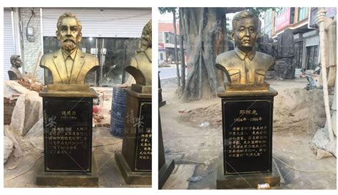 玻璃钢名人仿铜雕塑——张仲景-曲阳中泰园林雕塑有限公司