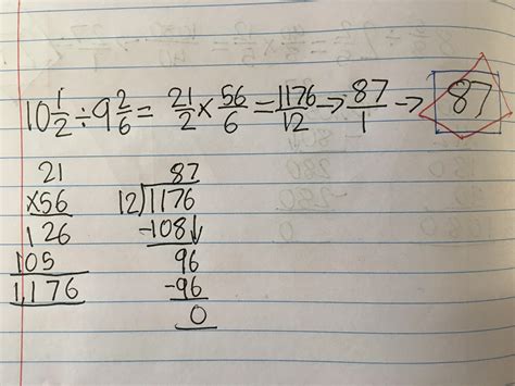 📈(help) what is 10 1/2 ÷ 9 2/6 = ? - Brainly.com