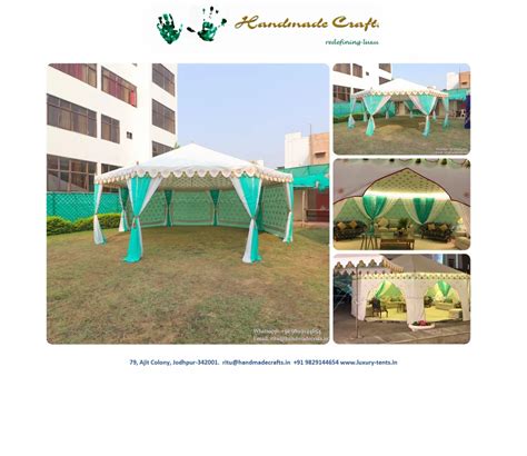 Luxury Tents - Indian Handmade Luxury Pavilion Tent Manufacturer from ...